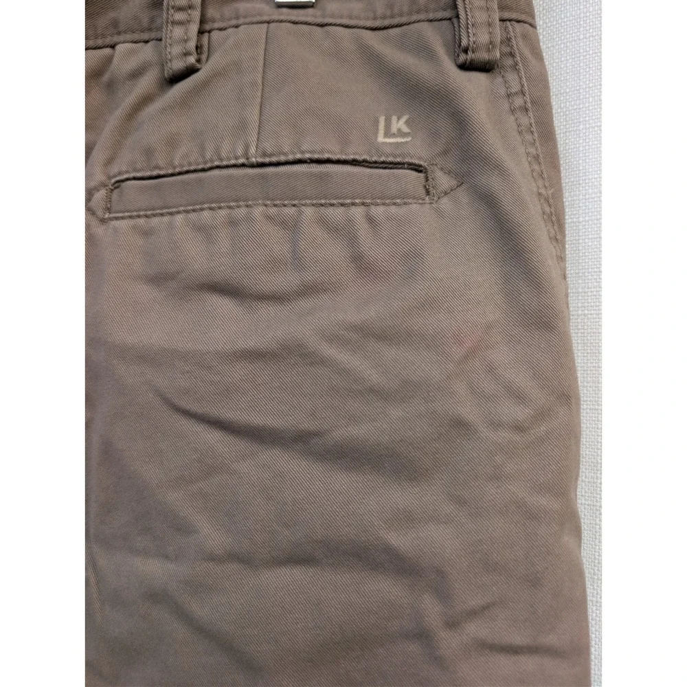 HAGGAR Life Khaki Pants Mens 40x32 Brown Relaxed Straight Repreve Blend